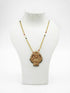 23.5ct Micro Gold Plated Pendant with Chain 9118N
