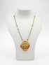 23.5ct Micro Gold Plated Pendant with Chain 9365N