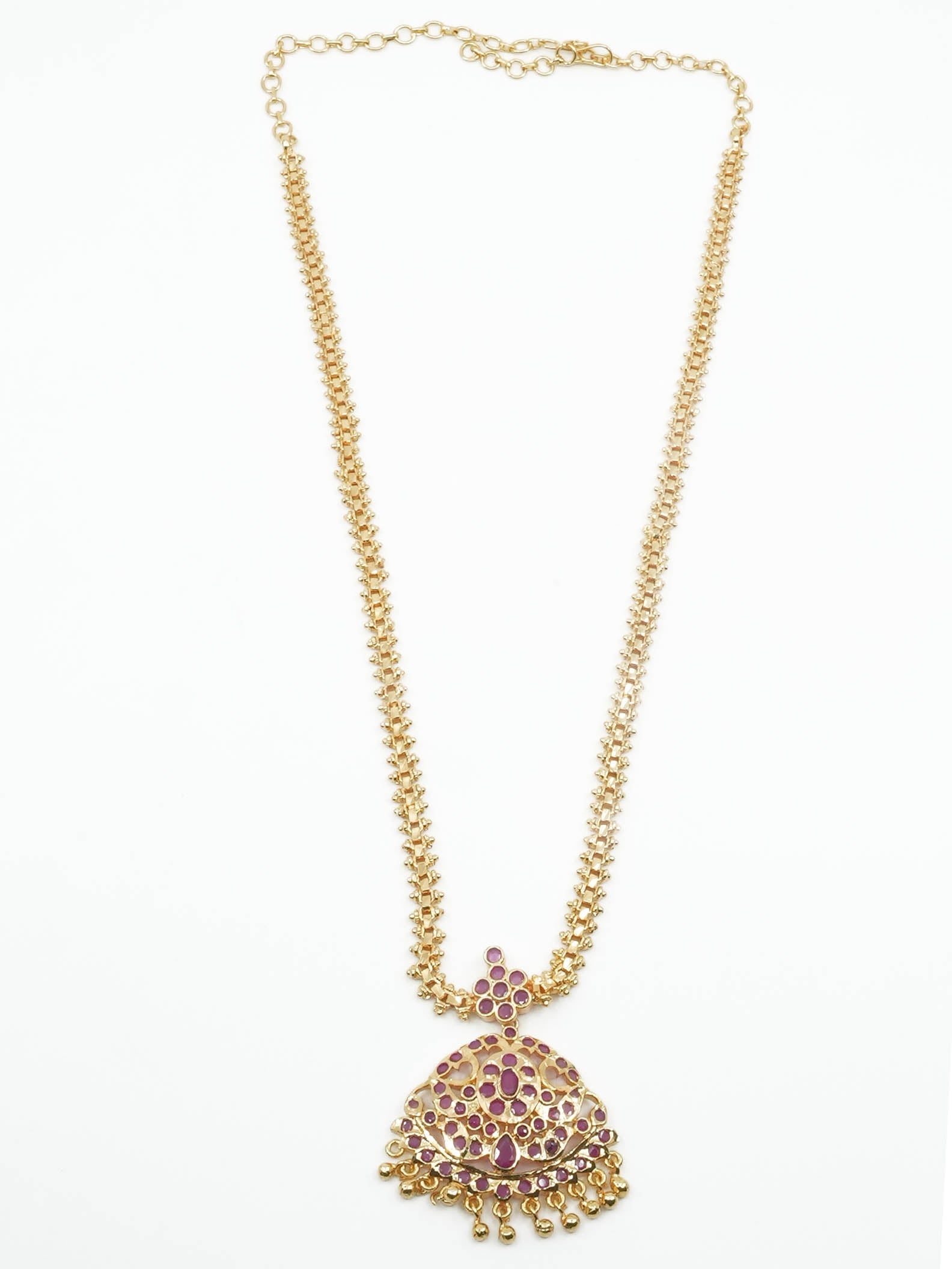 23.5kt Exclusive Premium Gold finish Gatti necklace Combo set 6092N