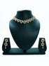 23.5kt Guaranteed Gold finish Evergreen Trending designs Short AD necklace set  9081n