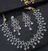 23.5kt Guaranteed Gold plated Trending designs Short AD necklace set 12807N