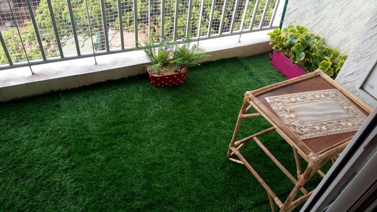 35mm High Density High Detex Ultra Soft and Lushy Premium Artificial Turf Mat / Grass Carpet Mat - (6.5ft x 10ft)