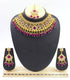 Antique Finish Best seller Choker necklace Set 8516N-Necklace Set-Griiham-Maroon-Griiham
