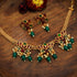 Antique Finish Best seller multicolor Short Necklace Set -12043N