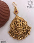 Antique Gold Finish Hair Accessory Damini/Tikka Bridal Wear 8346N-Mang Tikka-Griiham-Griiham