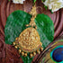 Antique Gold Finish Hair Accessory Damini/Tikka Bridal Wear 8422N-Mang Tikka-Griiham-Griiham