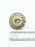 Antique Gold Plated Adjustable Size Designer Finger ring with Stones 10920N