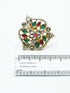 Antique Gold Plated Adjustable Size Designer Finger ring with Stones 10932N