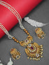 Antique Gold finish with pendant with Real CZ/Ruby 7464N
