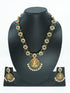 Antique Premium Gold Finish Laxmi pattern Necklace Set 10702N