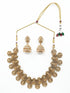 Antique Premium Gold Finish Laxmi pattern Necklace Set 11296N