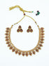 Antique Premium Gold Finish mango pattern Necklace Set 11492N