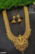 Antique finish 1st premium quality Ruby haram/Long necklace set 12060N