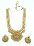 Antique finish 1st premium quality Ruby haram/Long necklace set 12061N