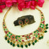 Antique finish Jadau replica premium quality necklace set 10535N
