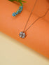 Avi Collection Fashion wear 2 in 1 Heart and Flower design Chain / Necklace 9767N
