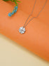 Avi Collection Fashion wear 2 in 1 Heart and Flower design Chain / Necklace 9768N