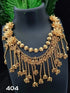 Bahubali Design Gold finish Necklace set FREE Express Delivery NUN01-1600-1372N
