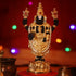 Balaji Gold Plated Marble idol Height 13cm with stones