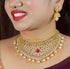 Choker set with Real AD Multicolour stones NRG03-1650-3969N