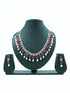 Classy Oxidised Necklace Set with pearls and with different colour stones Options 11937N