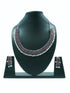 Classy Oxidised Necklace Set with pearls and with different colour stones Options 11953N