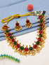 Color stone multicolor necklace set 7001N-Necklace Set-Griiham-Griiham