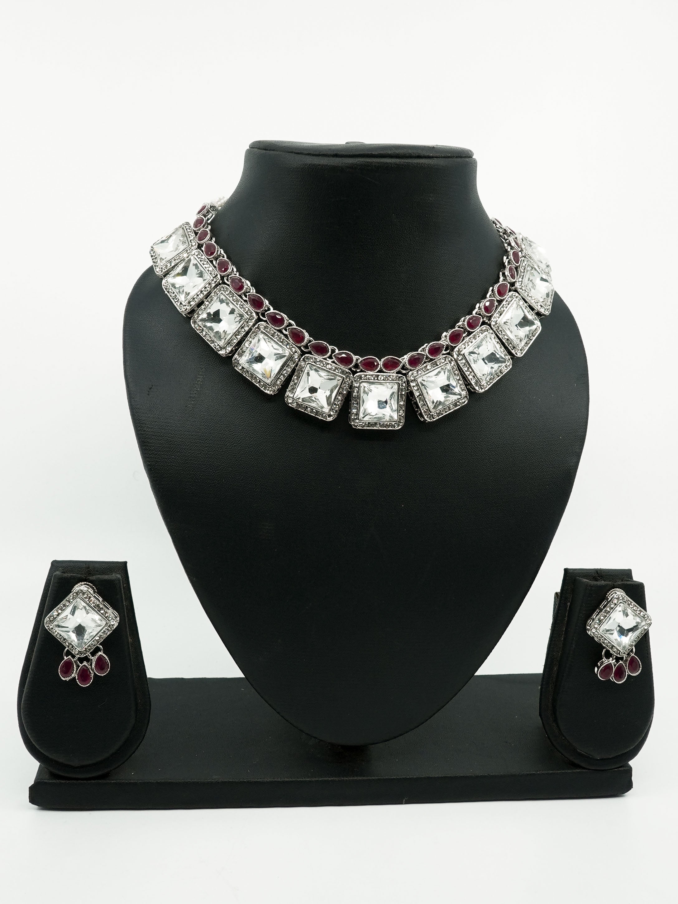 Designer Monalisa torquoise colored stones Necklace set 11590N