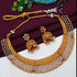 Designer Necklace with cz stones Necklace 6524N-Necklace Set-Griiham-Griiham