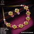 Designer Necklace with multicolor Ruby Emerald stones Necklace 6484N