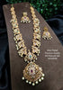 Designer Real kempu Multicolor Long necklace set Haram 8344N-Necklace Set-Griiham-Griiham