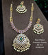 Designer Real kempu Multicolor necklace set Haram 8340N-Necklace Set-Griiham-Griiham