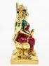 Dhanwantari Laxmi Gold Plated charaspat Marble idol 17.5cm Height 10190N