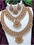 Exclusive Premium Gold finish Laxmi necklace multicolor tones Combo set 9561N