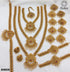 Exclusive Premium Gold finish necklace Combo set Bridal set 1st quality only 8485N-Necklace Set-Kanakam-Griiham