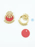 Fancy Gold Plated Pearl/Stone Studded Cute Jhumka / earrings 11785N