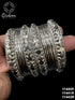 Fancy Silver Plated Bangles Set of 12 bangles 11440K