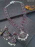 German silver Oxidised Necklace Set 12426N