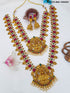 Gold Finish Best Seller Necklace Combo Set with Artificial Stones 10056N