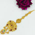 Gold Finish Hair Accessory Damini/Tikka Bridal Wear 10794N