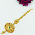 Gold Finish Hair Accessory Damini/Tikka Bridal Wear 10797N