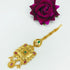Gold Finish Hair Accessory Damini/Tikka Bridal Wear 10800N
