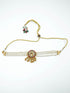Gold Plated Choker set with Pearl/Gold strings 9537N