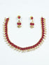 Gold Plated Cute Stone studded Necklace Set 9906N