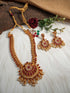 Gold Plated Elegant Classic Stone Studded Necklace Set with diff Colours 9300N