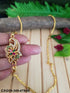 Gold Plated Evergreen design with Real AD Studded Mopu CAG09-348-4794N
