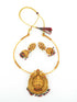 Gold Plated Exclusive New collection Pipe Chain Laxmi Necklace set 9367N