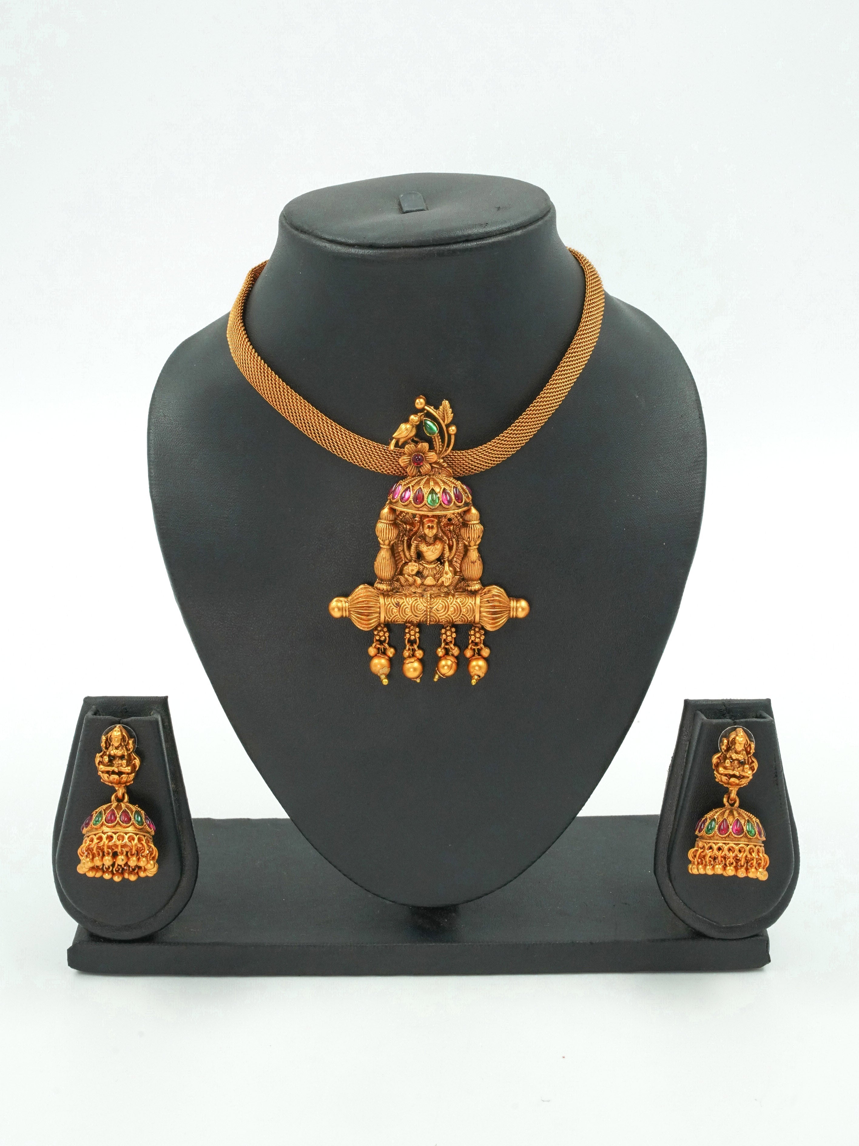 Gold Plated Exclusive New collection Temple design Necklace 9363N
