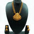 Gold Plated Medium Length Classic Laxmi Necklace set 10413N