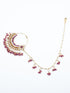Gold Plated Nosepin / Nath with pearl hanging 11643N